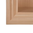 thumbnail image 3 of Boreas Recessed Solid Wood Double Toilet Paper Holder 7 x 14.5 - Unfinished, 3 of 5