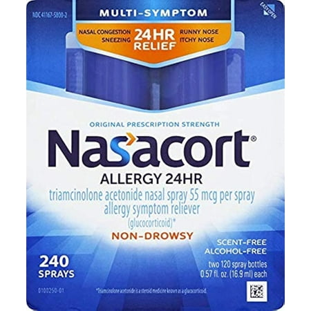 Nasacort Nasal Spray, 240 Total Spray Count