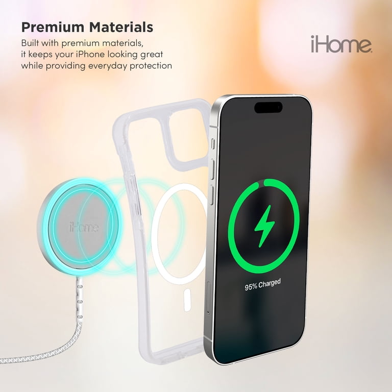 iHome Magnetic Velo iPhone Plus Case - Clear photo 5