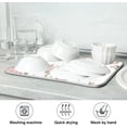 thumbnail image 7 of Pink Roses Flowers Dish Drying Mat Microfiber Drying Pad for Kitchen Counter Absorbent Mat Drying Pad Sink Mat 18 x 24 Inch, 7 of 7