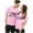 Pink, variant on Women's Casual Loose Fit Crewneck T-Shirt Soft Comfortable Short Sleeve Top Stylish Everyday Basic Tee Breathable Blend Fashion Apparel