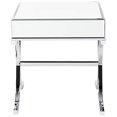 thumbnail image 2 of ACME Yuri Square Mirror Top Metal Tube End Table in Chrome, 2 of 5