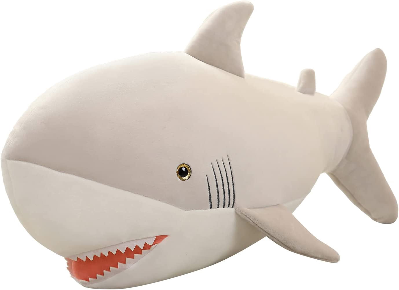 Wild Republic Großer Weißer Hai Plüsch – 28 Cm Weiches Kuscheltier Für Kinder & Meerestier-Fans