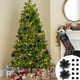 thumbnail image 1 of 12PCS Artificial Christmas Ribbon Clips And Glitter For Christmas Wedding Party Garland Decorations, 1 of 6
