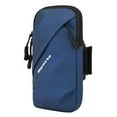 thumbnail image 2 of Bolso del brazalete del teléfono, pulsera del teléfono, bolso del tenedor del teléfono, bolso del brazo de los deportes, bolso de los brazaletes del g Azul, 2 of 8