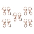 thumbnail image 3 of jifeng 10pcs Lobster Clasps Rose Gold Rings Snap Connector for Necklace Jewelry Making, 3 of 7