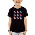 thumbnail image 4 of Cute Patriotic Balloon Shirt for Women, Youth and Toddler Girls Matching 4th of July Tee Black Shirt 12 Months, 4 of 5