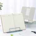 thumbnail image 3 of Dujiujun Metal Book Stand Angle Adjustable Stable Support Space-saving Avoid Neck Pain Foldable Ergonomic Tablet Stand, 3 of 8