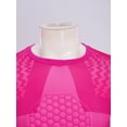 thumbnail image 5 of Haitryli Kids Boys Football Training Suit Padded Soccer Jersey Goalie Top And Leggings Goalkeeper Kit Hot Pink 24-XXS, 5 of 7