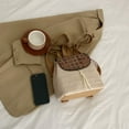 thumbnail image 4 of Women Beach Bag Large Capacity Woven Straw Backpack Seaside Vacation (Style 1), 4 of 10