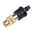 thumbnail image 4 of 5 Pcs Brass Fog Mist Nozzle Misting Fogging Cooling Spray Sprinkler Head Lawn, 4 of 10