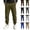 Army Green, variant on Zpzdpjkx Mens Tapered Sweatpants Drawstring Elastic Waist Cuffed Ankle Solid Tone Casual Street Workout Pants for Mens