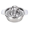 thumbnail image 6 of Vruelia Citrus Lemon Orange Grapefuit Juicer Manual Squeezer Stainless Steel 304 Robust Hand Juicer Reamer Rotation Press with Strainer, Dishwasher Safe, Easy to Clean, Heavy Duty, 6 of 6