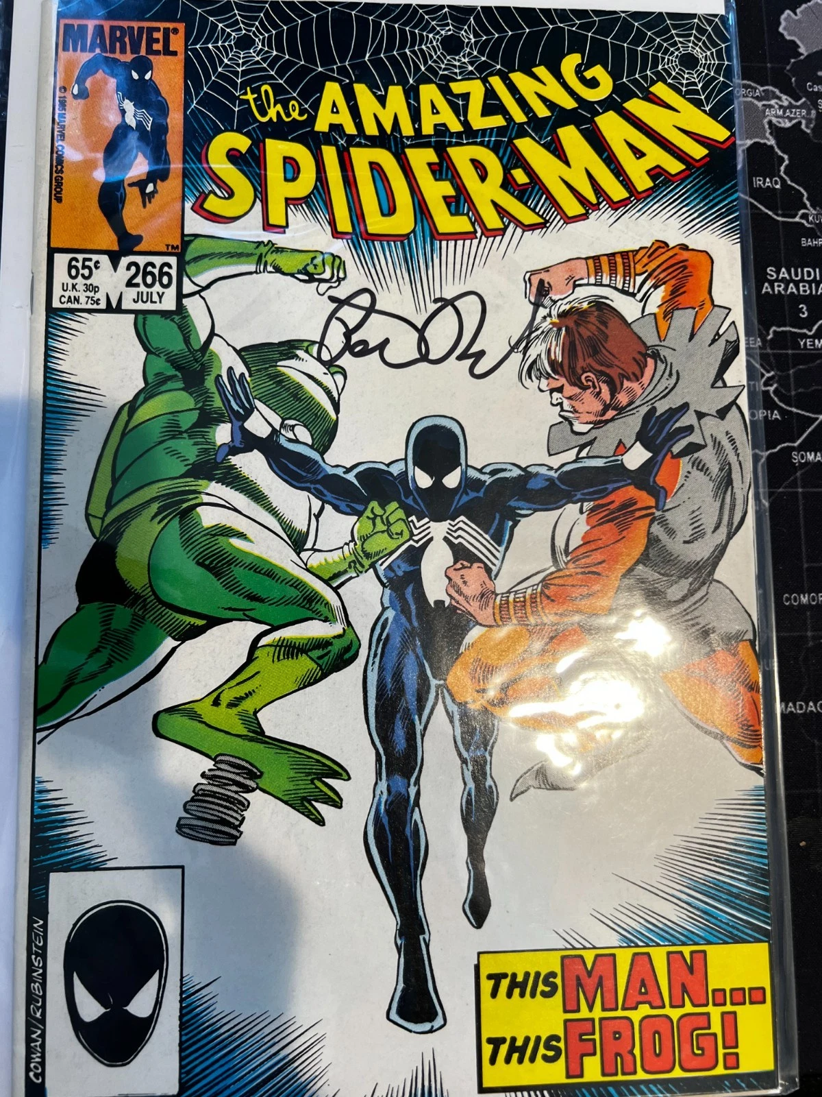 Amazing Spider-Man #266 Signed Peter David