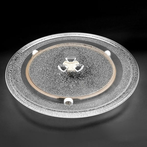 Omeite Microwave oven accessories glass turntable round tray roller bracket bracket (large (wheel 1.4CM))
