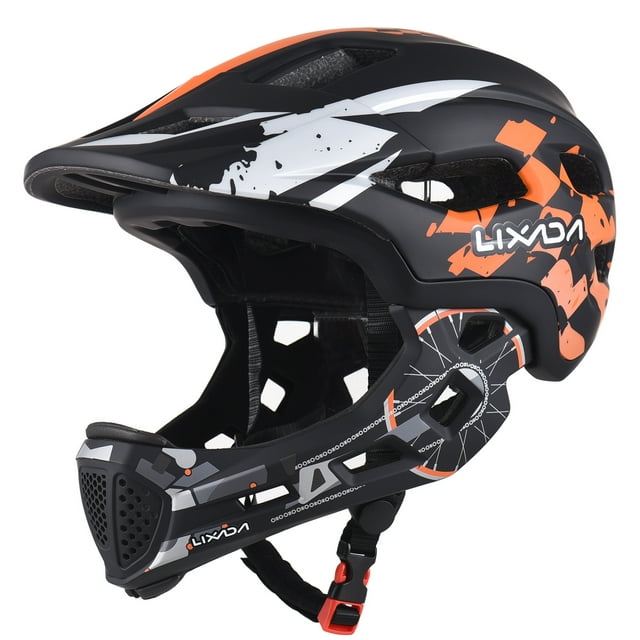 Kids Cycle Helmet Detachable Full Face Helmet Adjustable Cycle Helmet for for Children Cycle