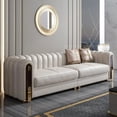 thumbnail image 3 of Living Room Bedroom Furniture Home Double Sofa New Designed Classic Genuine Leather Sofa Sets Multi-Person Reception Recliner My Lux Decor Round, 3 of 14
