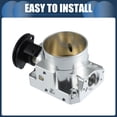 thumbnail image 3 of Unique Bargains 1 Set Universal 64mm/2.52' Silver Tone Aluminum Alloy Car Throttle Body Assembly, 3 of 8