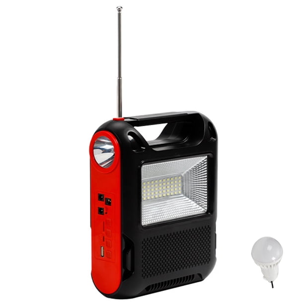 Radio Solar de Emergencia Btafrte con Linterna Generador FM