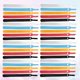 thumbnail image 2 of 100 bridas adhesivas para cables, organizador de cables de datos, cables de alimentación, gestión de cables autoadhesiva para el hogar (rojo, azul, amarillo, negro y blanco, 20 unidades por color), 2 of 7