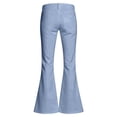 thumbnail image 3 of jiaxiM School Uniform Pants for Girls Stretch High Waist Flare Leg Dress Bell Bottoms Chino Dress Pants for Size 5-16 Years, 3 of 8