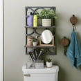 thumbnail image 4 of Powell Willem Wall Shelves Nickel, 4 of 7