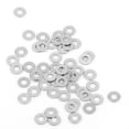 thumbnail image 3 of Akozon M3 M5 M6 M8 SS304 Acier Inoxydable Métrique Hexagonal Tête Machine Vis Ronde Prise Plate et Écrous Ensemble et Rondelles Assortiment Kit, 3 of 8