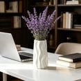 thumbnail image 6 of Modern Decorative Vase, 9-Inch Imitation Ceramic Plastic Pot for Living Room and Desktop Floral Arrangement, 6 of 6