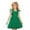 Green, variant on Fgnfyis Toddler Princess Dress Printed Tie Strap Sleeveless Lightweight Cute Pattern Casual Girls Summer Dress Dark Green 7-8 Years