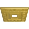 thumbnail image 3 of Ekena Millwork 18"W x 18"H x 3 1/2"ID x 1 1/8"P Eris Ceiling Medallion (Fits Canopies up to 9 7/8"), Hand-Painted Rich Gold, 3 of 5
