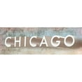 thumbnail image 3 of Meneely, Dan 24x11 Black Modern Framed Museum Art Print Titled - Windy Chicago I, 3 of 5
