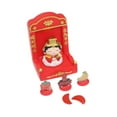 thumbnail image 3 of jifeng Chinese Deity Statue with Tribute Set Multipurpose Decorative Fengshui Decor, 3 of 9