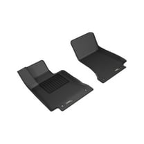 3D MAXpider Custom Fit Kagu Floor Mat (Black) Compatible with Mercedes Benz C-Class Sedan (W205) / Coupe (C205) 2015-2024 - Front Row