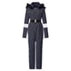 thumbnail image 4 of Traje de esquí de invierno para mujer, impermeable, cálido, para nieve, ropa deportiva para exteriores, snowboard, mono de esquí de una pieza con cuello de piel, 4 of 4