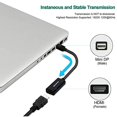 thumbnail image 3 of Adaptateur Mini DisplayPort vers HDMI, Lot de 2, Convertisseur Benfei Mini DP (Thunderbolt) vers HDMI avec Cordon Plaqué Or, compatible avec MacBook Pro, MacBook Air, Mac Mini, Microsoft Surface Pro 3/4, etc., 3 of 7