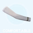 thumbnail image 2 of 1 Pair Breathable High Elasticity Ice Silk Cycling Sleeves Summer Gradient Color Sunscreen Arm Sleeves for Playing Basketball, 2 of 7