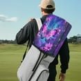 thumbnail image 4 of Yuyamidu Purple Butterfly Golf Bag Cover Sunflowers Hood Golf Bag Dust Cover for Clubs Protection with Snap Button and Zipper, 4 of 8