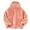 Pink, variant on lnmuld Kids Coats Boys Winter Hooded Jacket with Long Sleeve Zippered Design for Thickened Warm Outwear Solid Color Size:13-14 Years