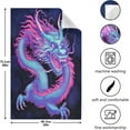 thumbnail image 6 of Dreamtimes Cute Dragon Kitchen Towels 18x28inch Ultra Soft Absorbent Quick Drying Kitchen Dish Towels Washable Cleaning Cloths Hand Towels Tea and Bar Towels, 1 Pack, 6 of 7