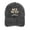 Black, variant on Rock The Test Ace The Test With Confidence Charcoal Adjustable Baseball Cap for Men Women, Classic Casual Snapback Hat