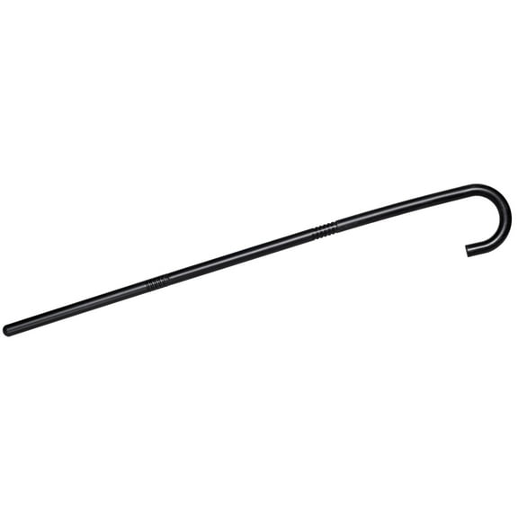 UNDERWRAPS Faux Cane Prop - Halloween Accessories, Old Cosplay Accessories, Adult Fake Cane for Costumes, Black Round Handle Faux Cane Accessory (One Size)
