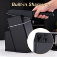 thumbnail image 3 of Kitchen Knife Set with Block - 15 Pieces Knife Sets with Built-in Sharpener, Dishwasher Safe, Stainless Steel Blades Kitchen Knives, 3 of 7