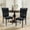 Black, variant on Fabric Dining Chairs with Nailhead Detail and Wooden Legs, Upholstered Side Chairs for Kitchen and Dining Room – Beige