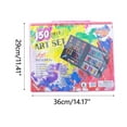 thumbnail image 4 of 150Pcs Kids Color Pen Set,Watercolor Brush Board Painting Set,Portable Art Kit with Plastic Storage Box Art Supplies Gift for Kids and Adults, 4 of 4