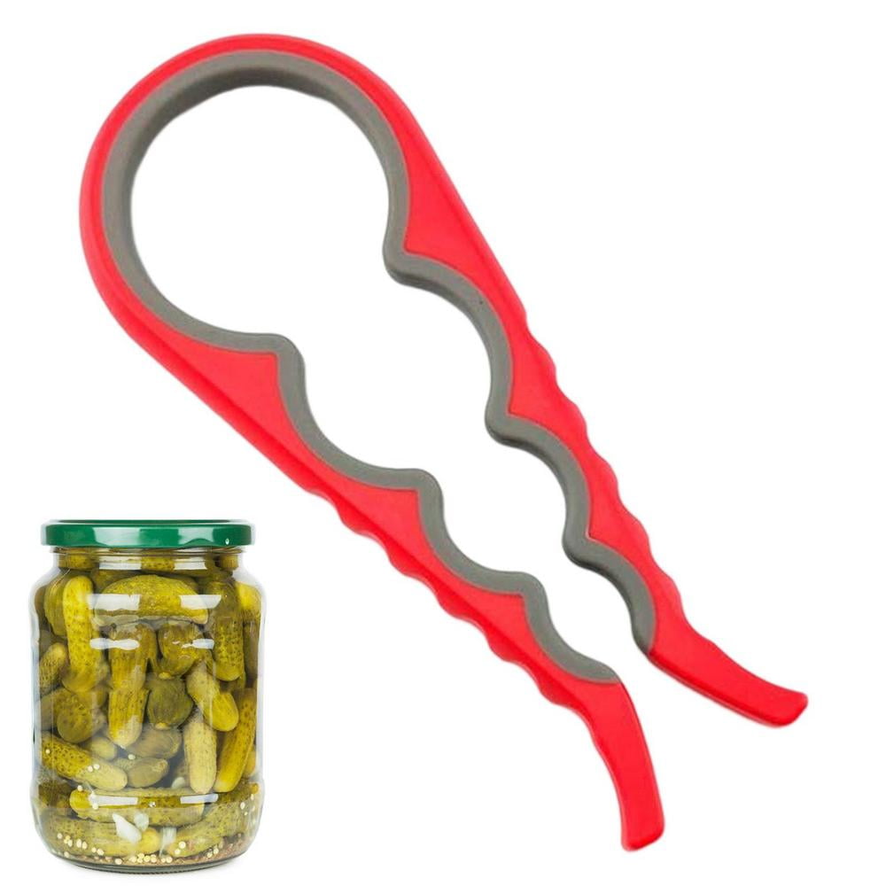 Jar Opener 4 in 1 Multifunction Non Slip Jar Lid Opener Can Opener