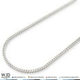thumbnail image 2 of 925 Sterling Silver 2.5mm Franco Box Link Lobster Clasp Chain Necklace 16-30", 2 of 7