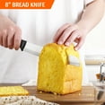 thumbnail image 2 of Juego de Cuchillos de Cocina hecef de 13 Piezas con Afilador Integrado - Naranja, 2 of 10