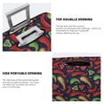 thumbnail image 5 of Lsque Red Chili Printed Luggage Cover, Travel Luggage Protector,Scratch and Dirt Resistant, Fits 18-32 Inch Luggage - Large, 5 of 9