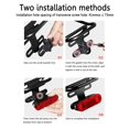 thumbnail image 2 of Portabicicletas LED Luz trasera Carga USB Bicicleta Asiento trasero Luces reflectantes, 2 of 8