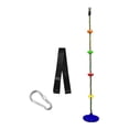 thumbnail image 2 of Cuerda de escalada para niños de 200 cm de largo, escalera colgante para árbol, para gimnasio, patio y exterior. azul oscuro colorido, 2 of 8